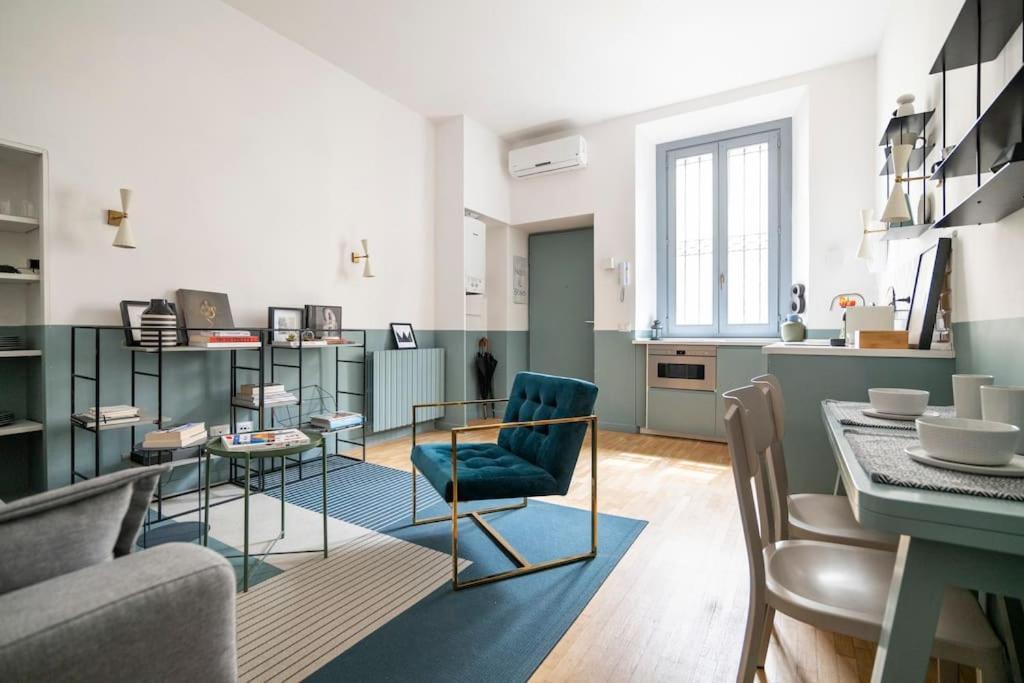 New Elegant Flat 3 Min From Central Station. 밀라노 외부 사진