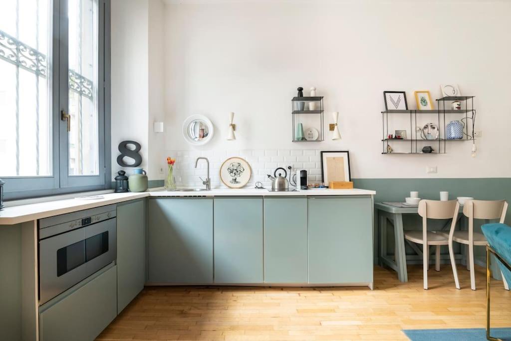 New Elegant Flat 3 Min From Central Station. 밀라노 외부 사진